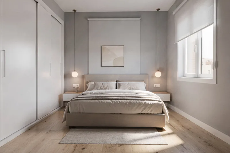 Dormitorio principal reformado en Cruces, Barakaldo